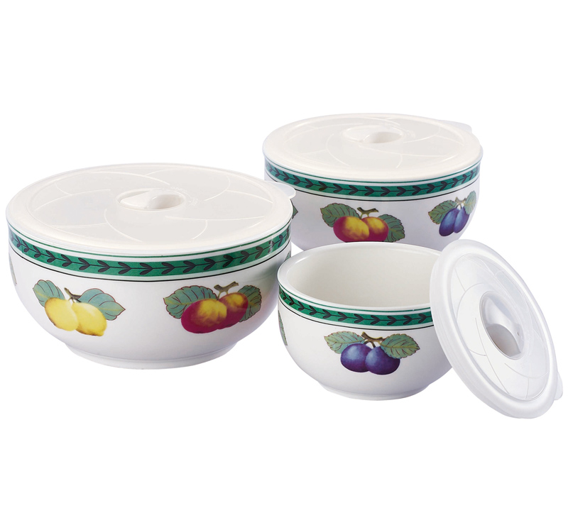 Порцелянові ємності для продуктів Sempre III з кришками 3шт