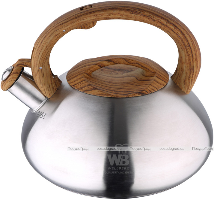 Чайник Wellberg Christophe 2.7л з бакелітовою ручкою