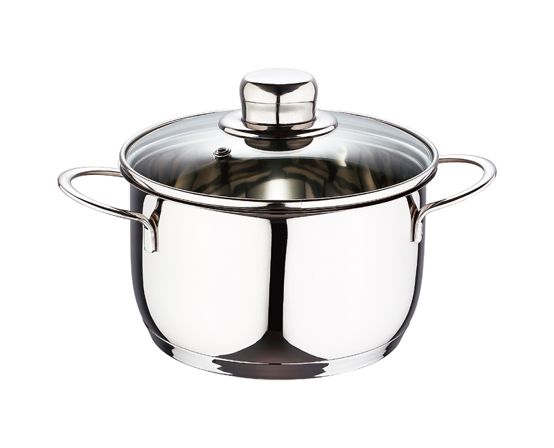 Кастрюля Wellberg Style Pot Junior 1л со стеклянной крышкой