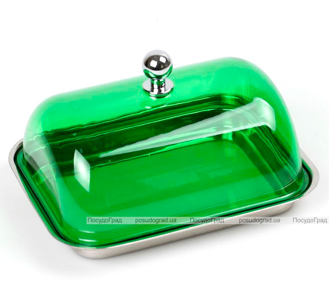 Масленка Wellberg Bright Chef прямоугольная с цветной крышкой