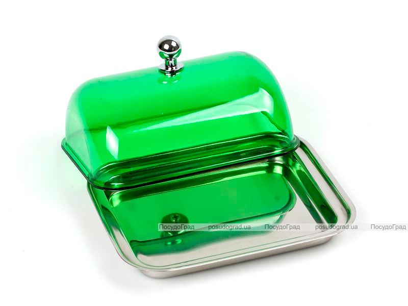 Масленка Wellberg Bright Chef прямоугольная с цветной крышкой