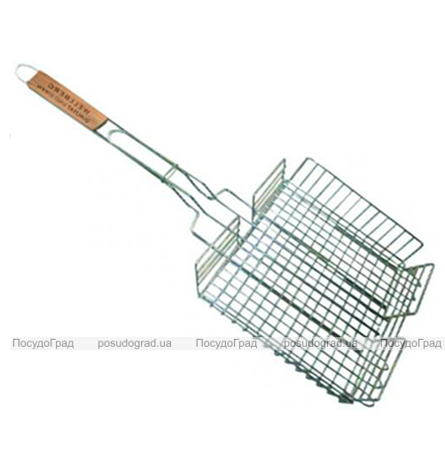 Решетка для барбекю Wellberg 30х25х5см объемная