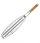 Решетка для барбекю Wellberg 36х12,5см рыбная