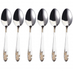 Набор 6 столовых ложек Wellberg Golden Bough