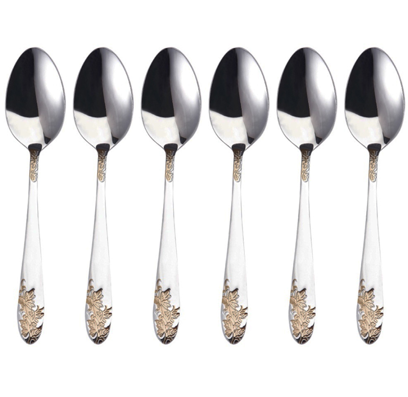 Набор 6 столовых ложек Wellberg Golden Bough