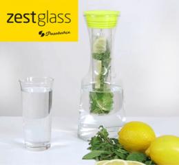 Графин ZestGlass для лимонаду, освіжаючих напоїв, вина з фруктами та цитрусовими